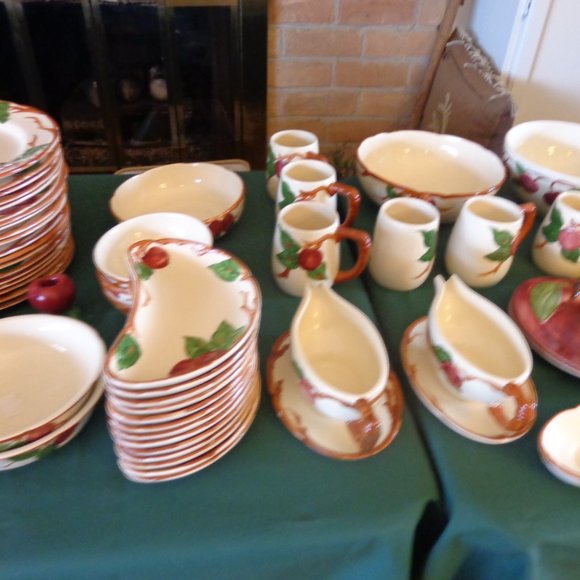 158 pieces Francican Apple 1940's - 2010 Local Pick Up only - Picture 1 of 16